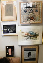 SIX FRAMED ART PIECESSix Frame