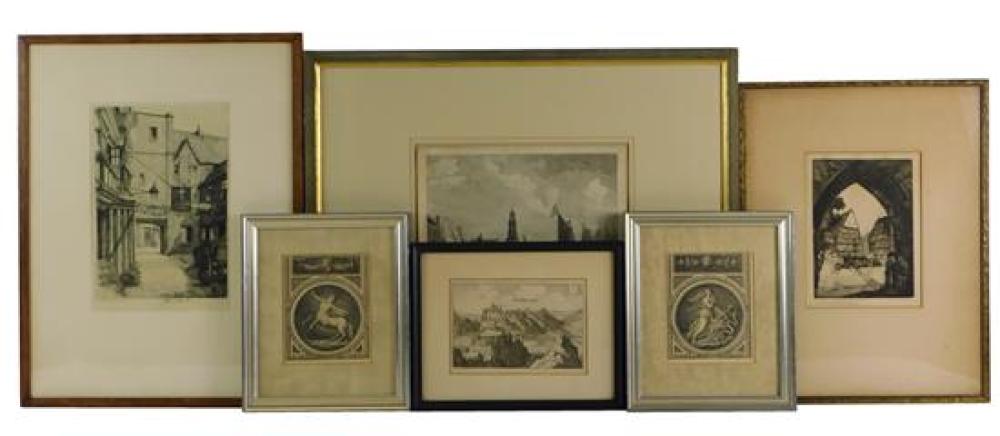 SIX FRAMED GERMAN AND DUTCH