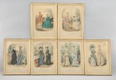 Six Framed "La Mode Illustree"