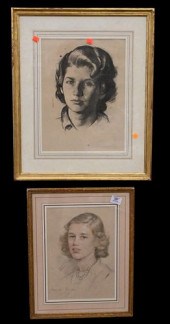 SIX FRAMED PORTRAITSSix Framed