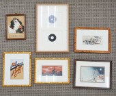 SIX FRAMED PRINTSSix Framed Pr