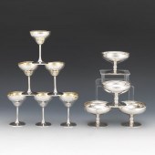SIX FRANK SMITH STERLING SILVE