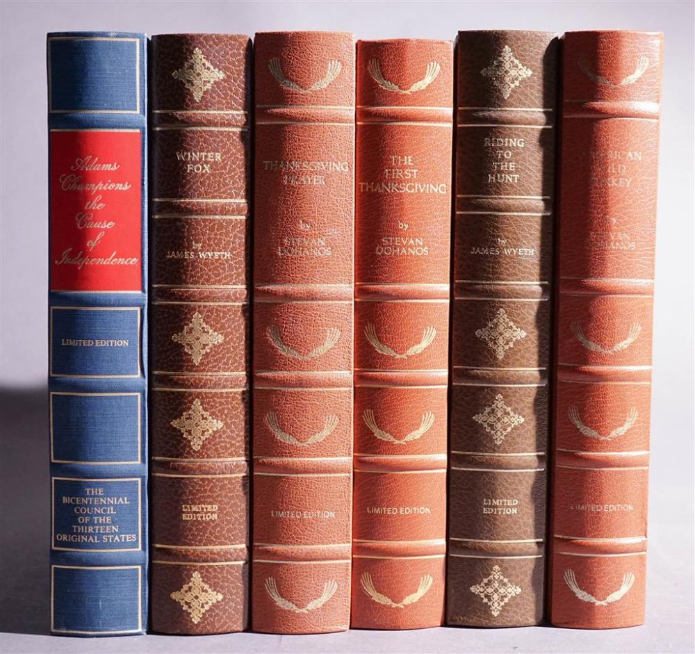 SIX FRANKLIN MINT STERLING SILVER