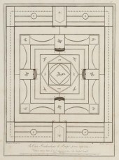SIX FRENCH ARCHITECTURAL ENGRA