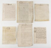 SIX FRENCH DOCUMENTS PERTAININ