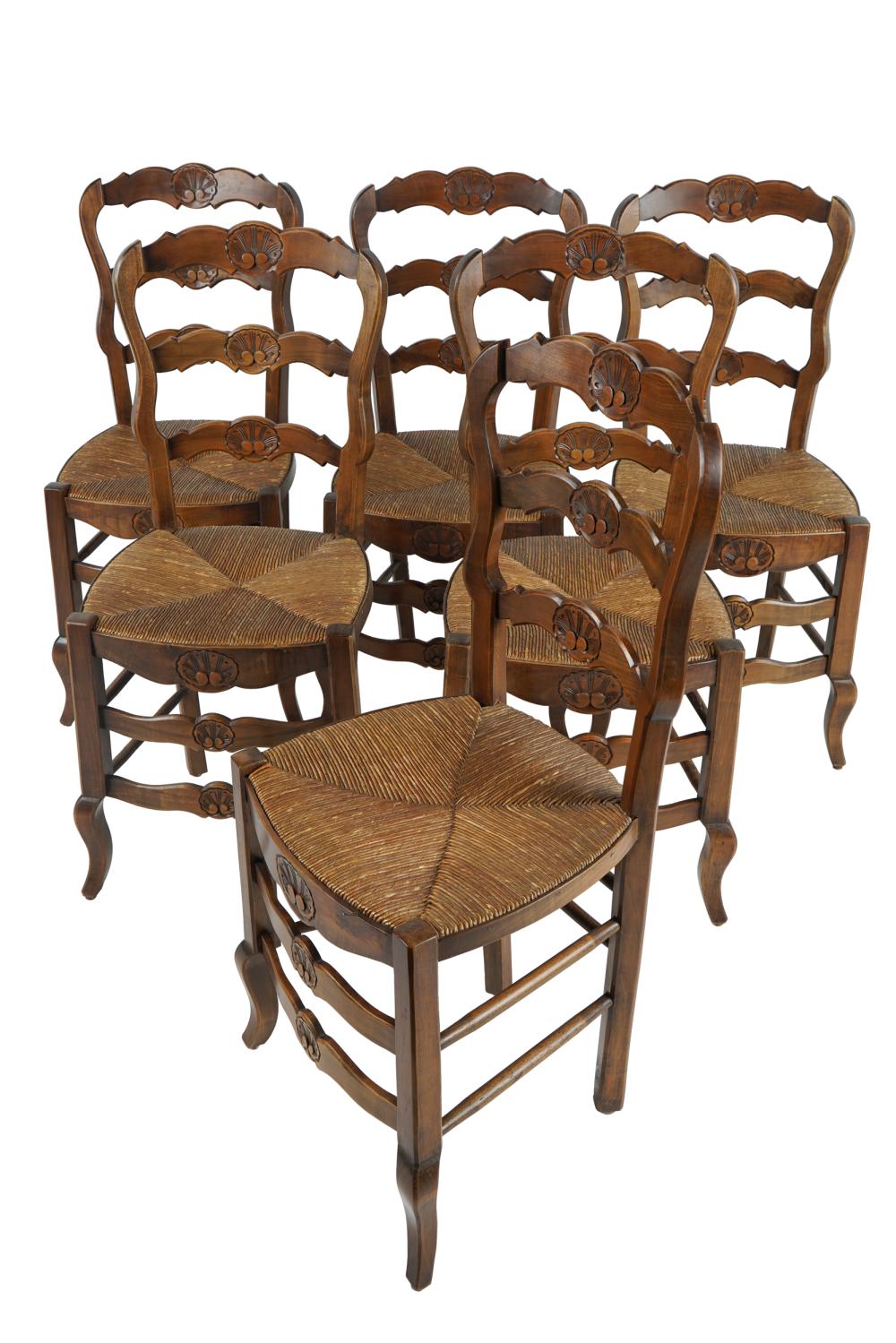 SIX FRENCH PROVINCIAL STYLE