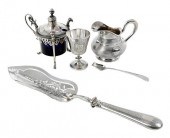 SIX FRENCH SILVER TABLE ITEMSi