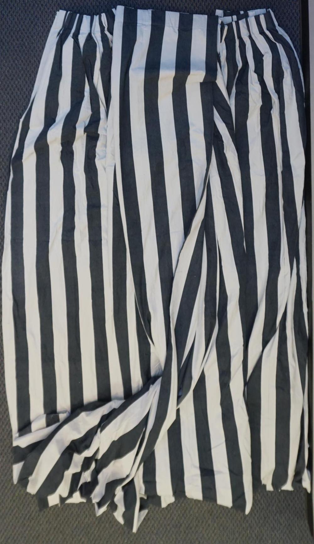 SIX FULLY LINED COTTON BLACK AND