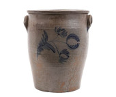 SIX GALLON STONEWARE CROCK<br>