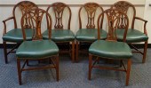 SIX GEORGE III MAHOGANY DINING