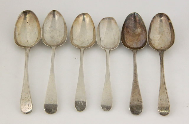 Six George III old English