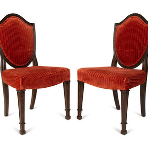 Six George III Style Mahogany
