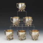 SIX GERMAN 800 SILVER GOLD WAS