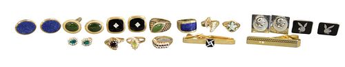 SIX GOLD RINGS, ALONG WITH ONE