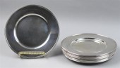 SIX GORHAM SILVER BREAD AND BU