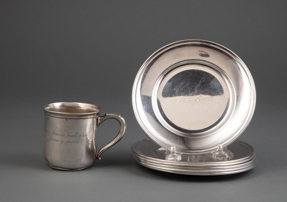 SIX GORHAM STERLING SILVER BREAD