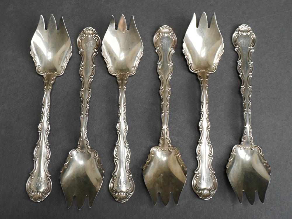 SIX GORHAM STRASBURG STERLING