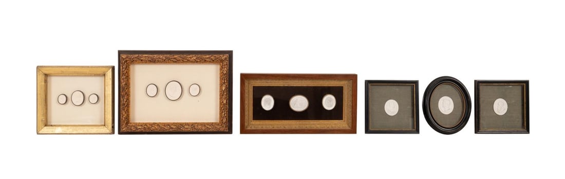 SIX GRAND TOUR TYPE FRAMED INTAGLIO