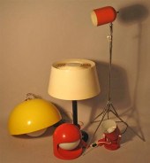 Six group of 1970's swag, floo