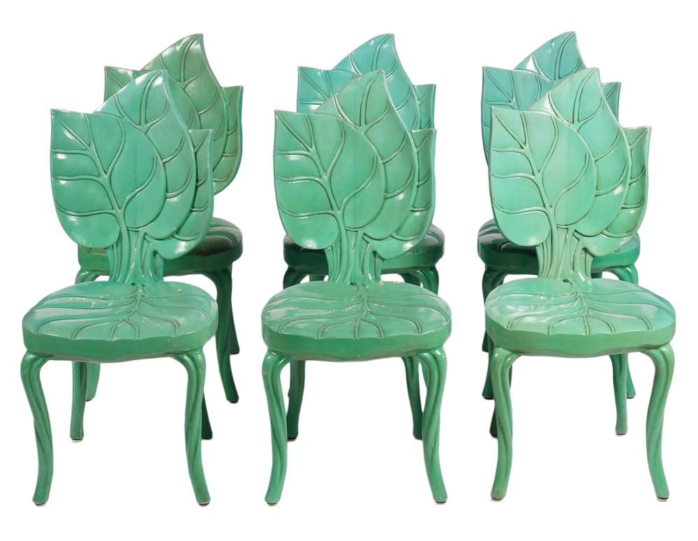 SIX HAND CARVED BARTOLOZZI & MAIOLI