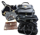 SIX HANDBAGS/PURSES, TO INCLUD