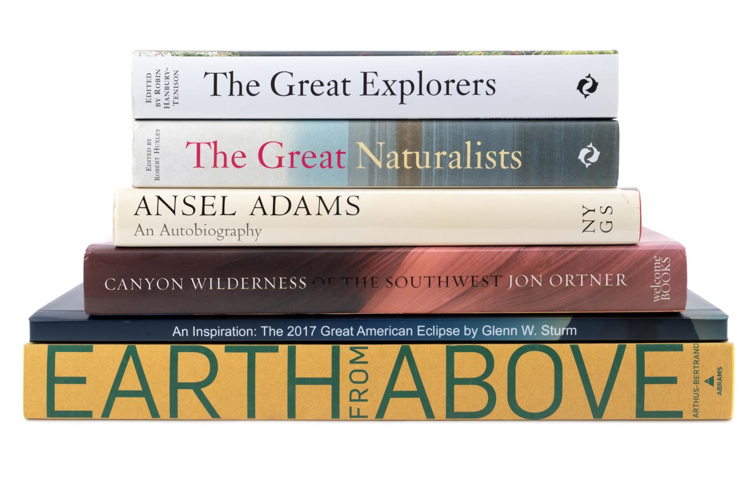 SIX HARDCOVER BOOKS ON NATURE