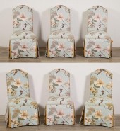 SIX HOLLYWOOD REGENCY STYLE DI