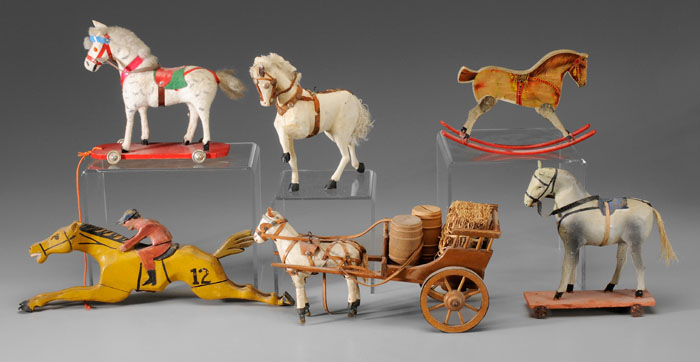 Six Horse-Related Toys Gibbs