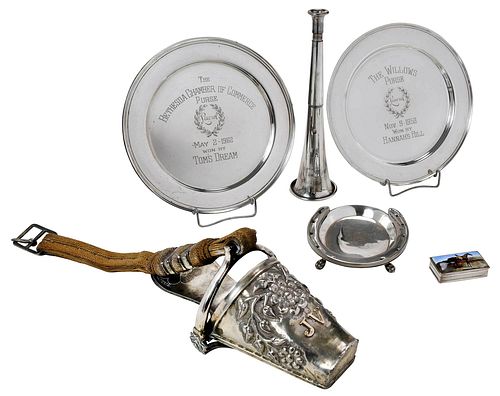 SIX HORSE THEMED SILVER