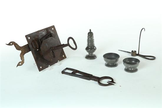 SIX HOUSEHOLD ITEMS.  American 