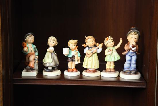 SIX HUMMEL FIGURES. ''Forever