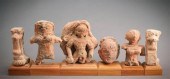 SIX INDIAN PINK-BUFF SANDSTONE