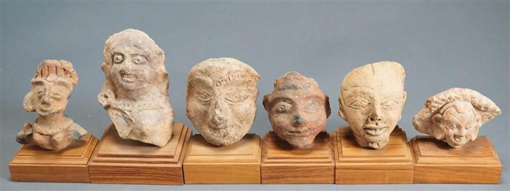 SIX INDIAN PINK-BUFF SANDSTONE OR