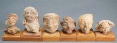 SIX INDIAN PINK-BUFF SANDSTONE