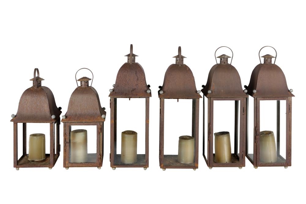 SIX IRON LANTERNSnot electrified;