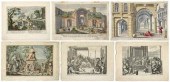 Six Italian 17th century engra