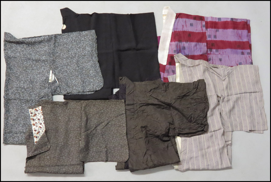 SIX JAPANESE KIMONOS. Condition: No