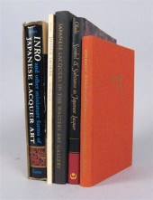 Six Japanese lacquer reference