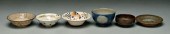 Six Japanese style bowls: one