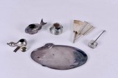 SIX JAPANESE/CHINESE SILVER MI