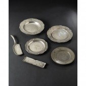 Six Kayserzinn Jugendstil Pewt