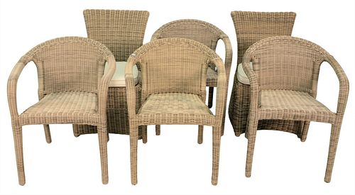 SIX KINGSLEY BATE CHAIRS TO INCLUDE