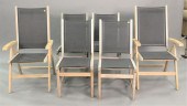 SIX KINGSLEY BATE TEAK CHAIRS