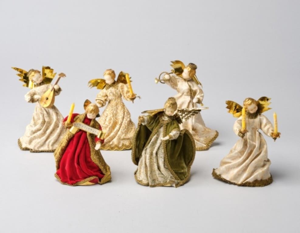 SIX KOESTEL WAX ANGELSA group of