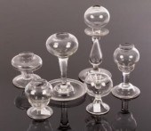Six lacemaker's lamps, the tal