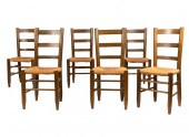 SIX LADDERBACK SIDE CHAIRSin t