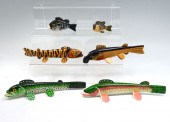 SIX LEONARD NELSON HAND-CARVED