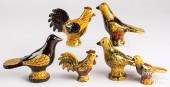 SIX LESTER BREININGER REDWARE