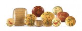 Six Lester Breininger redware