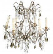 SIX-LIGHT CRYSTAL CHANDELIERwi